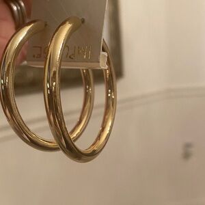 Impulse Gold Hoop Earrings